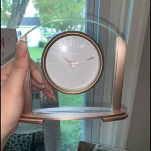Rose gold citizen clock